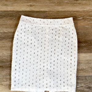 Ann Taylor White skirt